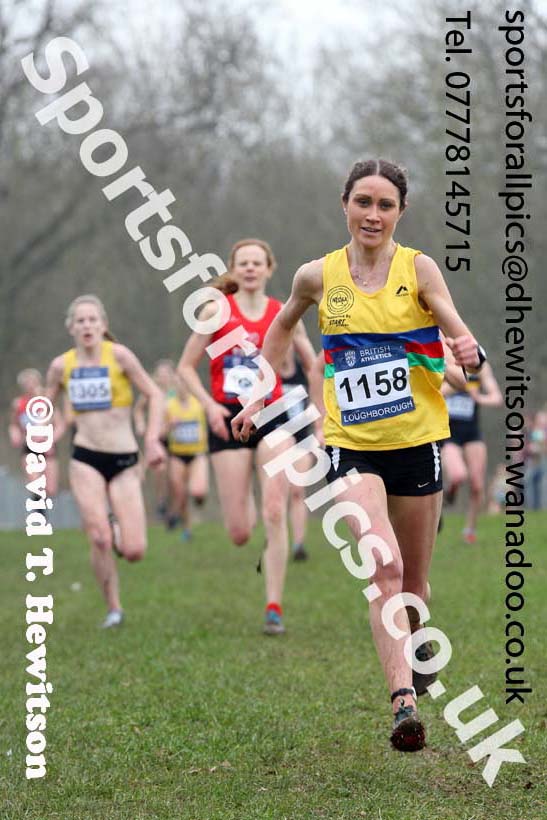 Senior womens Inter Counties Cross Country, Prestwold Hall, Loughborough. Photo: David T. Hewitson/Sports for All Pics